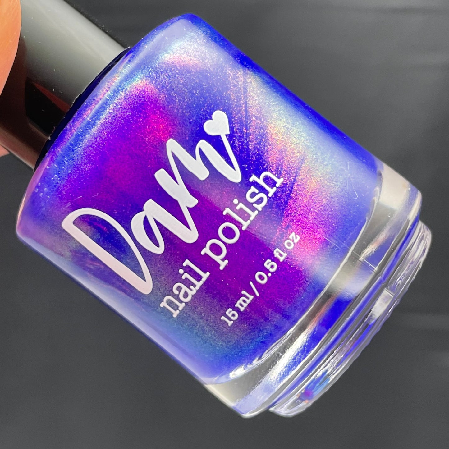 PRE ORDER - Est Ship by 6/10 - Sunset Blues - Blue Purple Shimmer Nail Polish - Dam