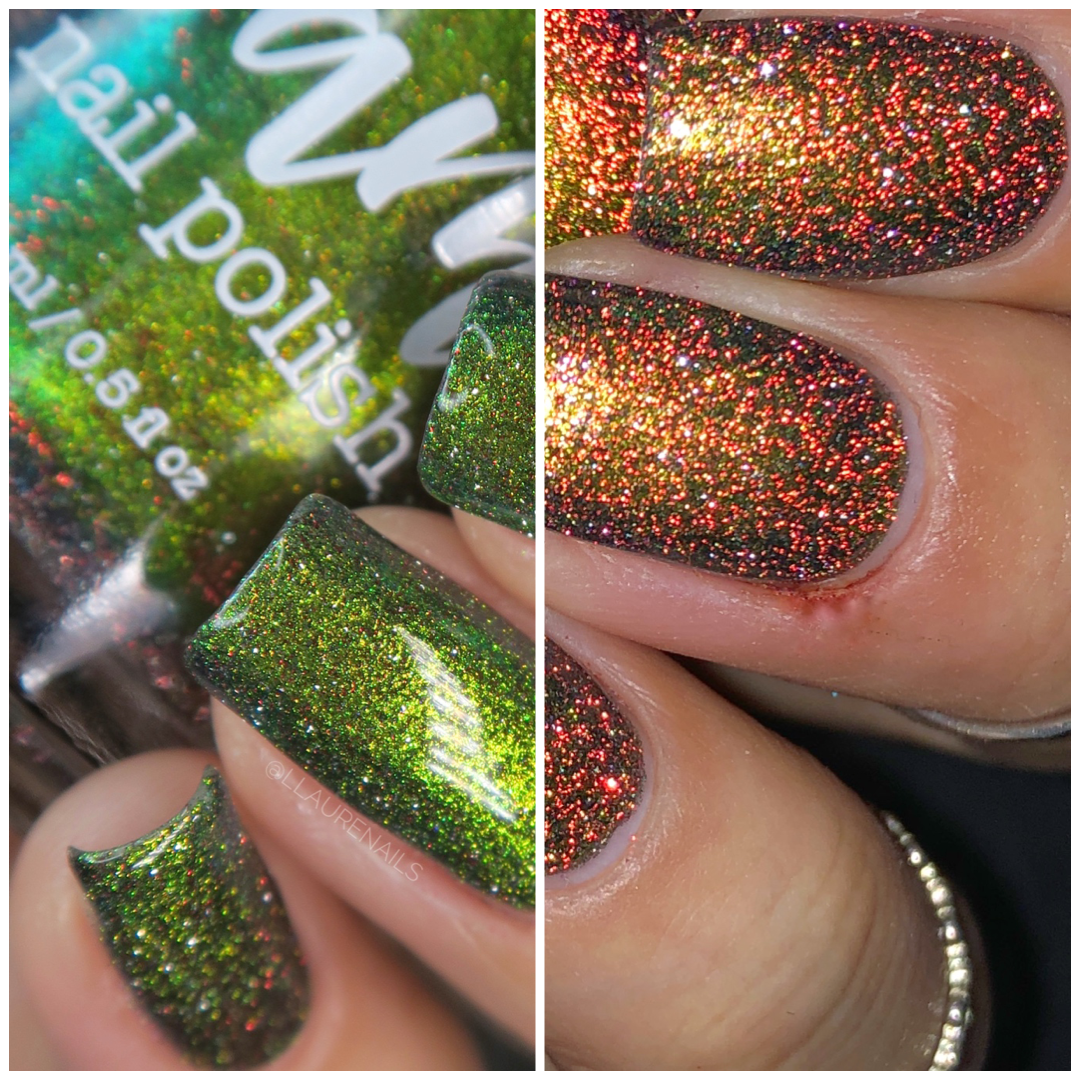 Mood - Green/Gold/Orange/Red Multichrome Reflective Nail Polish - Dam