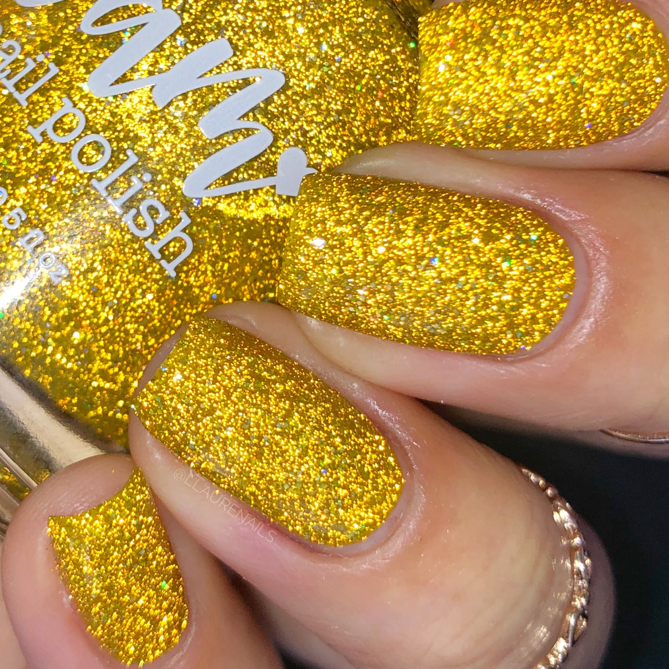 Lemon Curd - Jams & Jellies Collection - Yellow Reflective Glitter Nail Polish - Dam