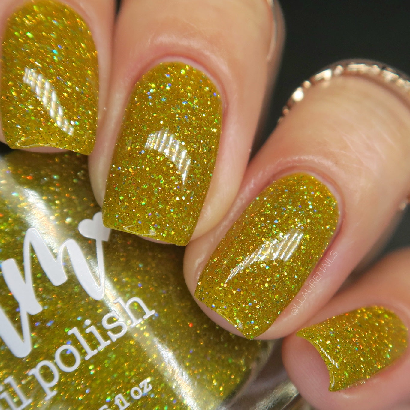 Lemon Curd - Jams & Jellies Collection - Yellow Reflective Glitter Nail Polish - Dam