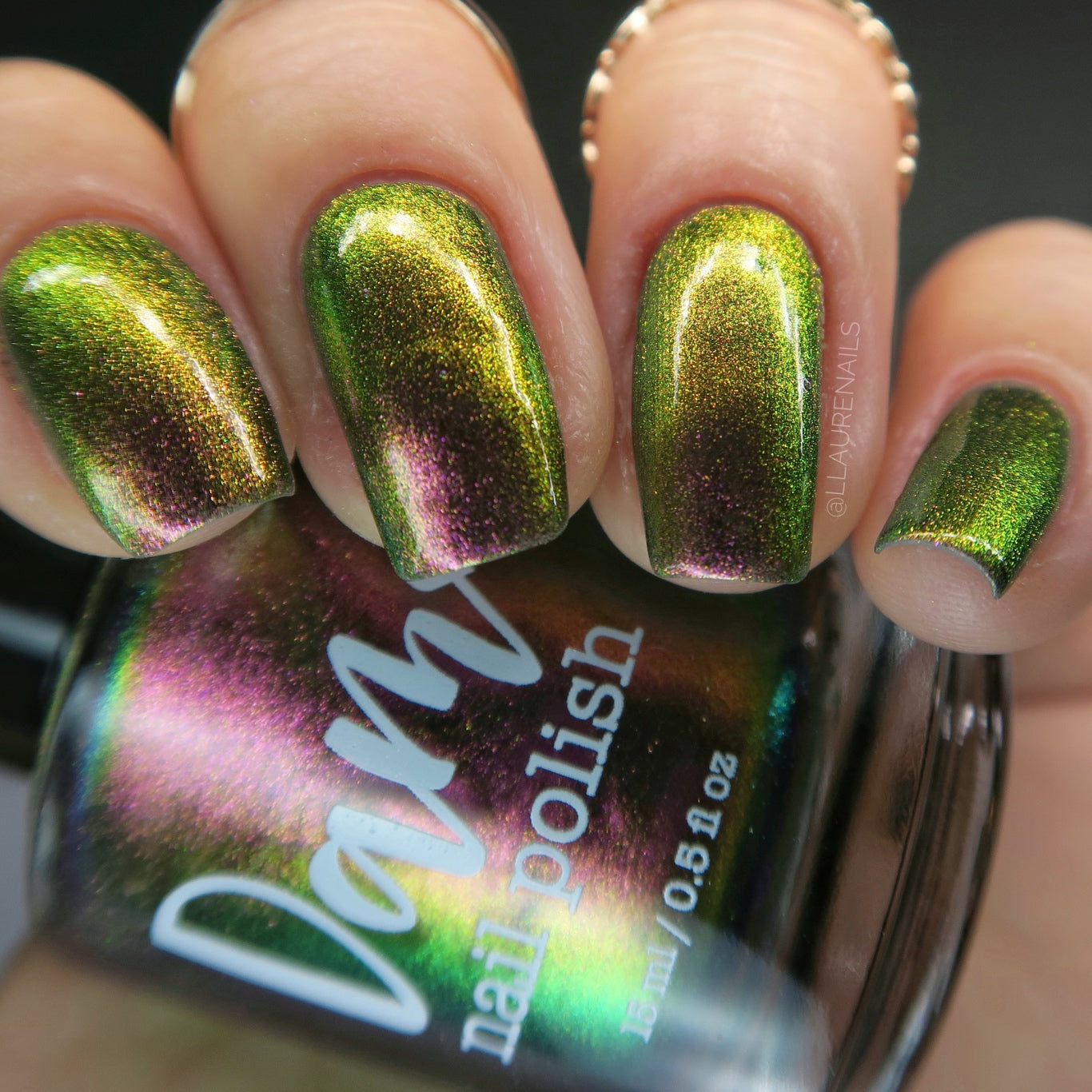 Not Feelin' It - Red/Orange/Green/Blue Multichrome Nail Polish - Dam