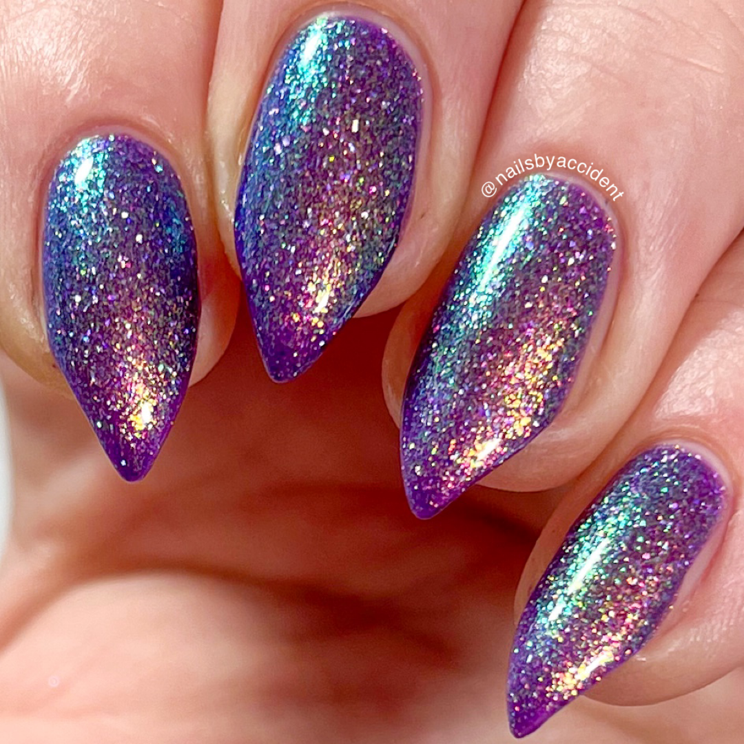 Your Grace - Purple Shimmer Nail Polish - Royalty Trio - Dam
