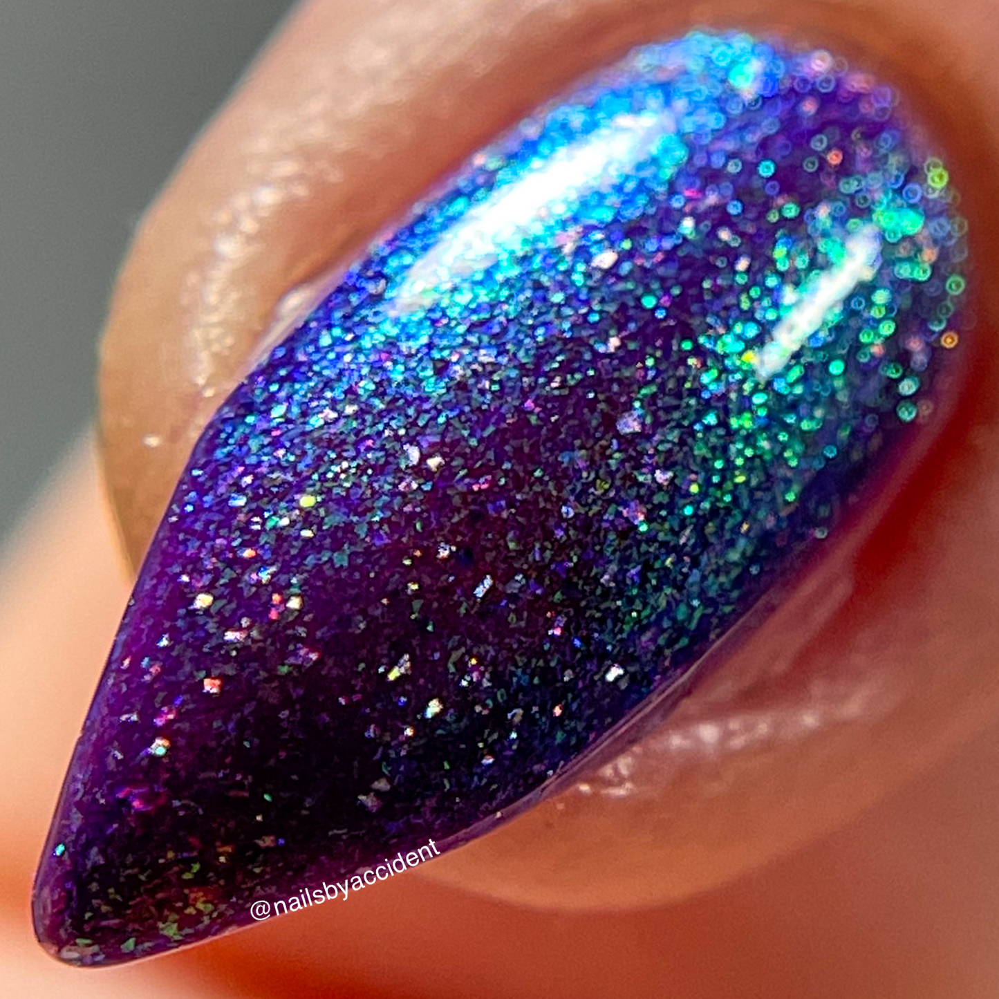 Your Grace - Purple Shimmer Nail Polish - Royalty Trio - Dam