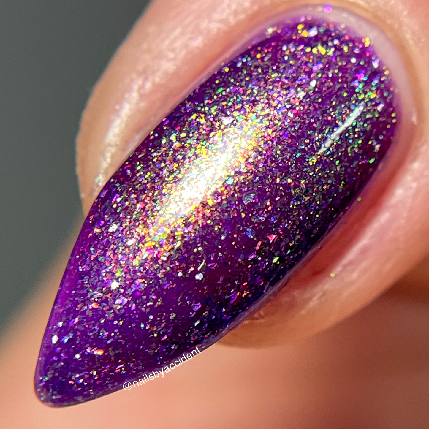 Your Grace - Purple Shimmer Nail Polish - Royalty Trio - Dam