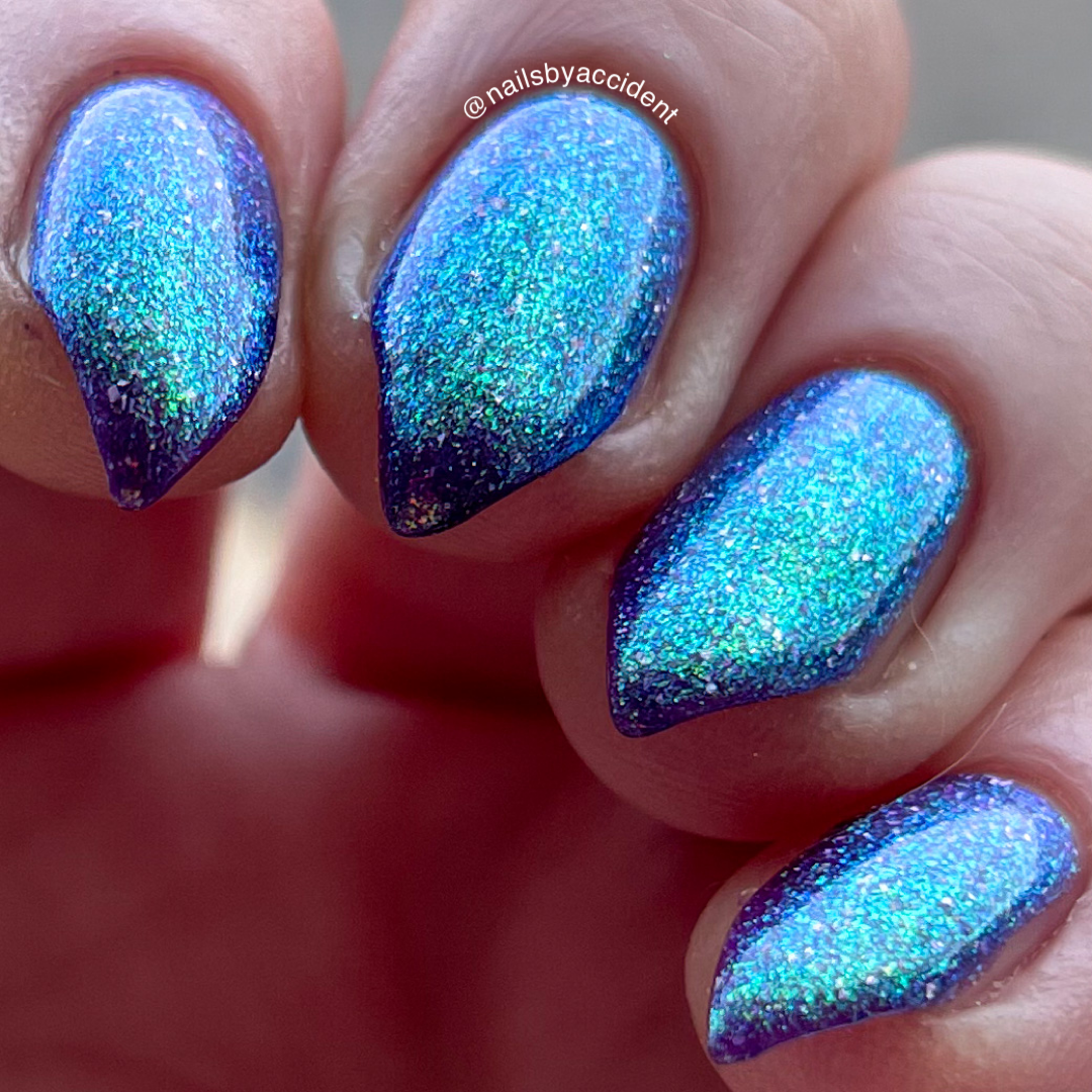 Your Grace - Purple Shimmer Nail Polish - Royalty Trio - Dam