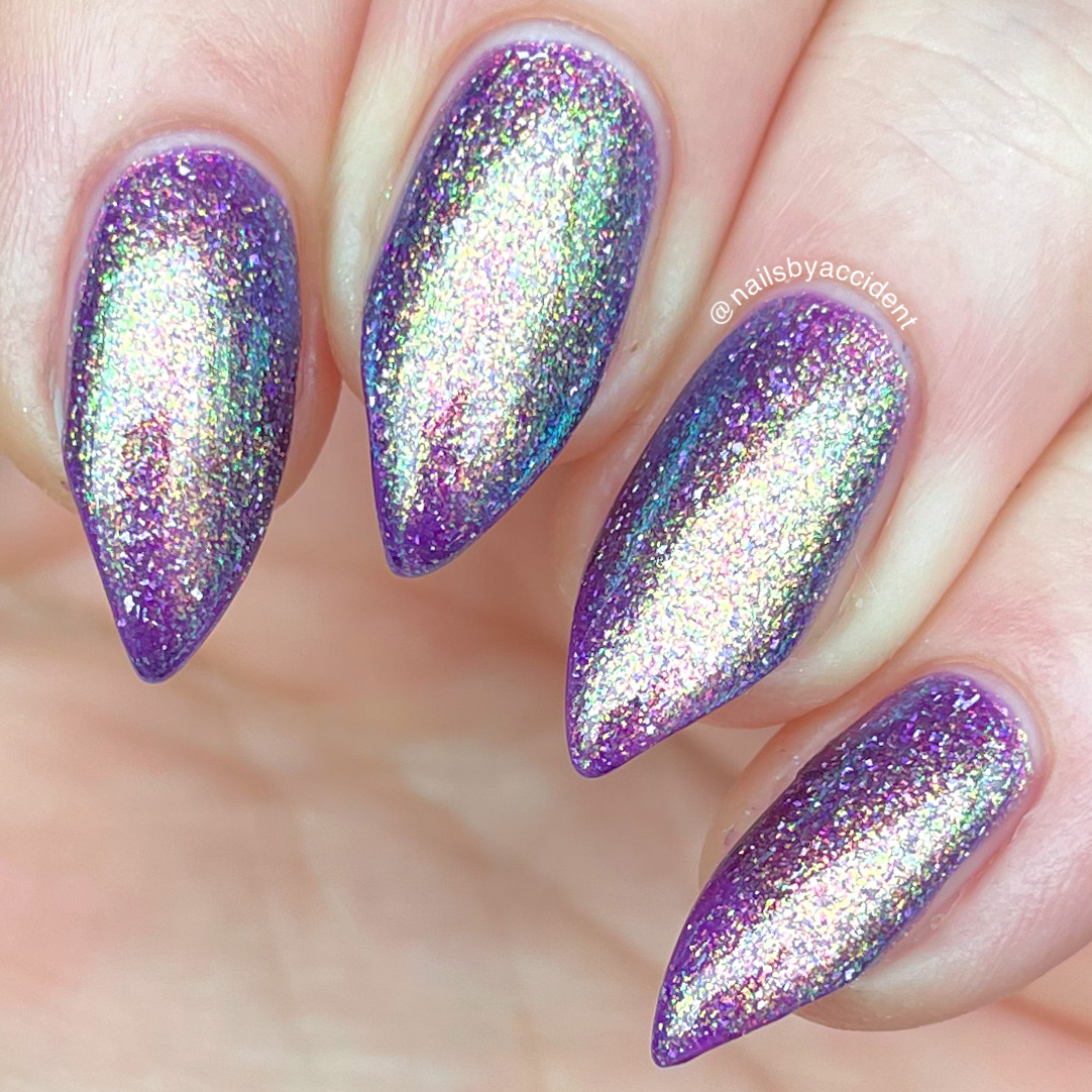 Your Grace - Purple Shimmer Nail Polish - Royalty Trio - Dam