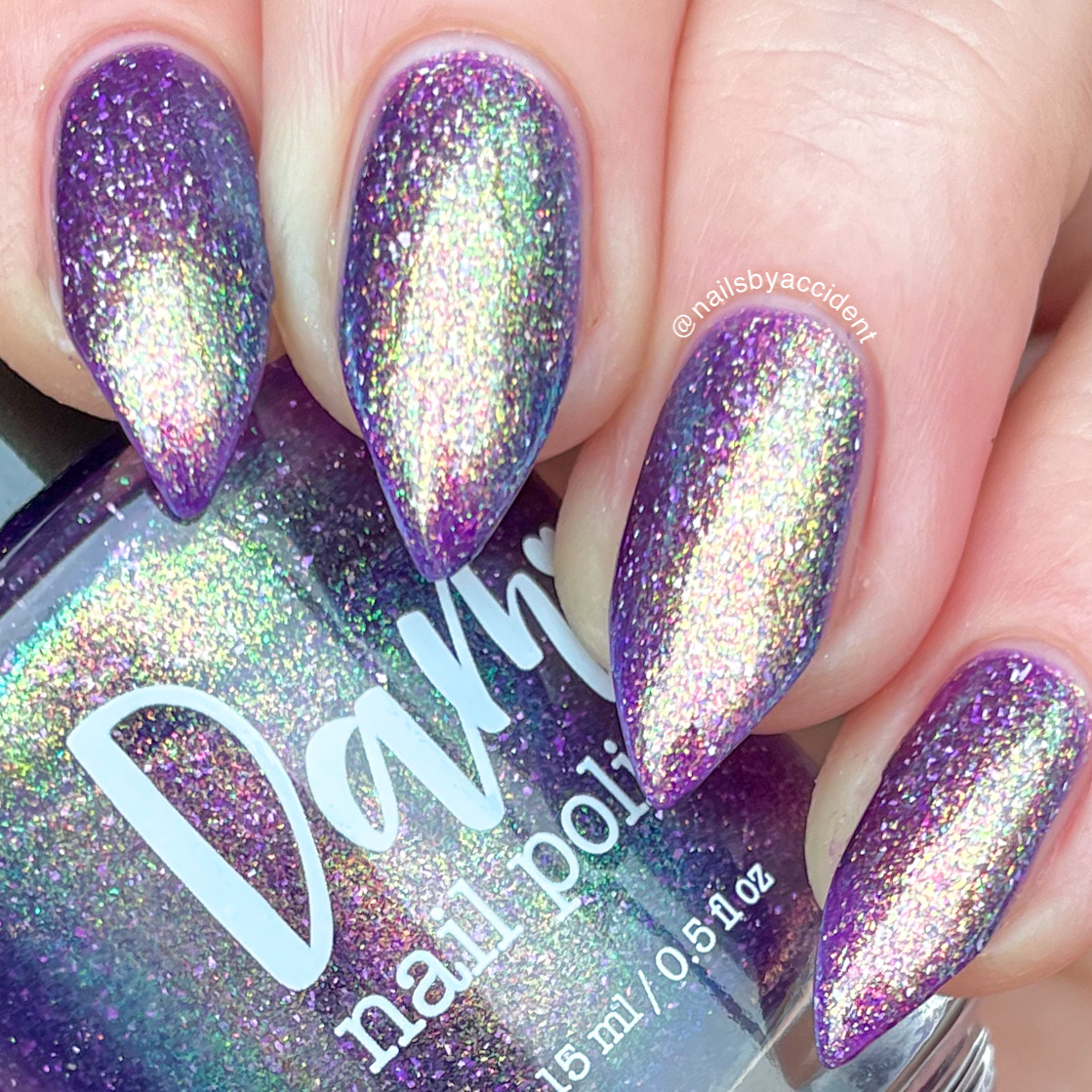 Your Grace - Purple Shimmer Nail Polish - Royalty Trio - Dam