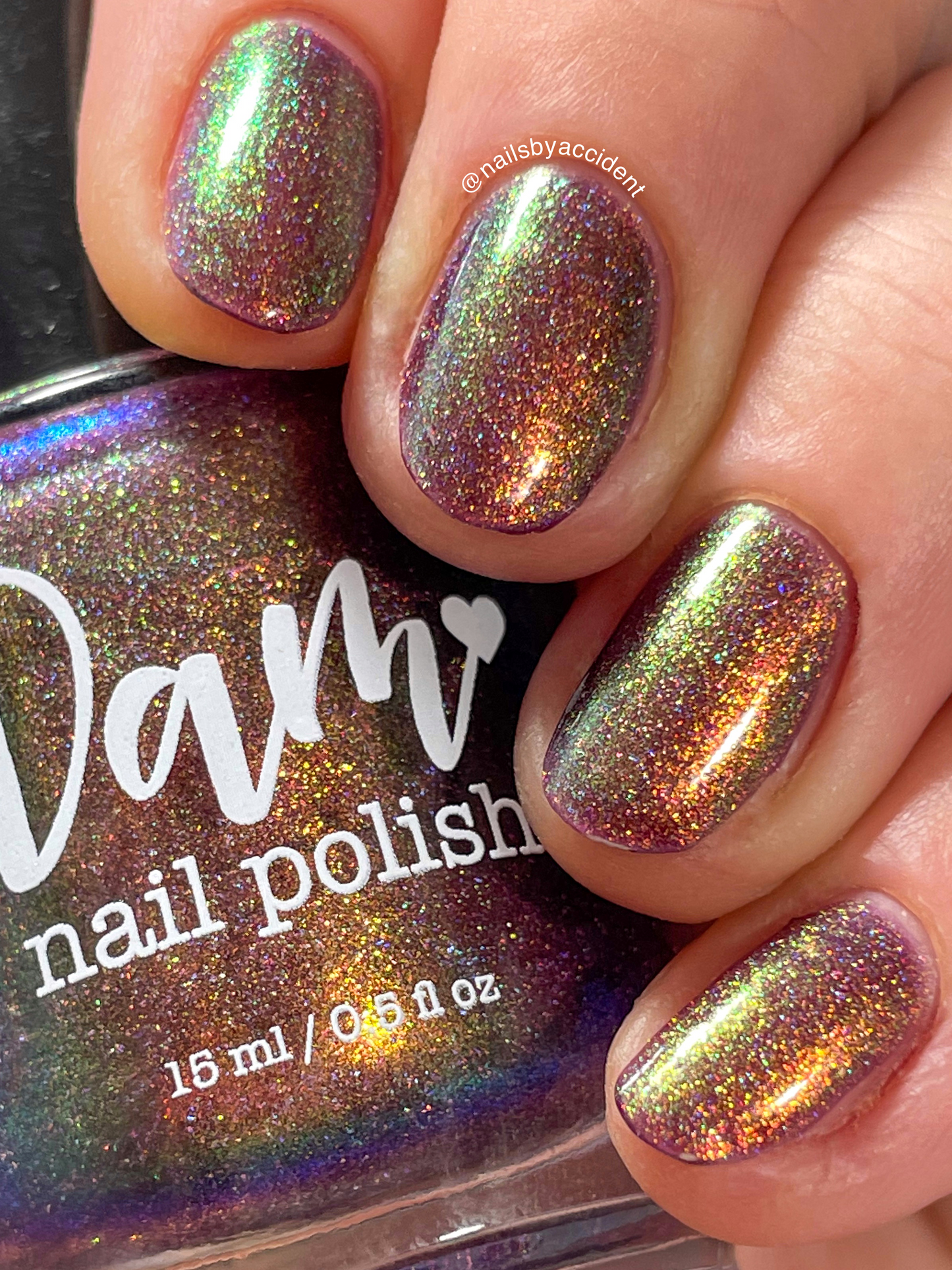 Kelsea - Purple Shimmer Polish - Survivor Series - Dam Nail Polish