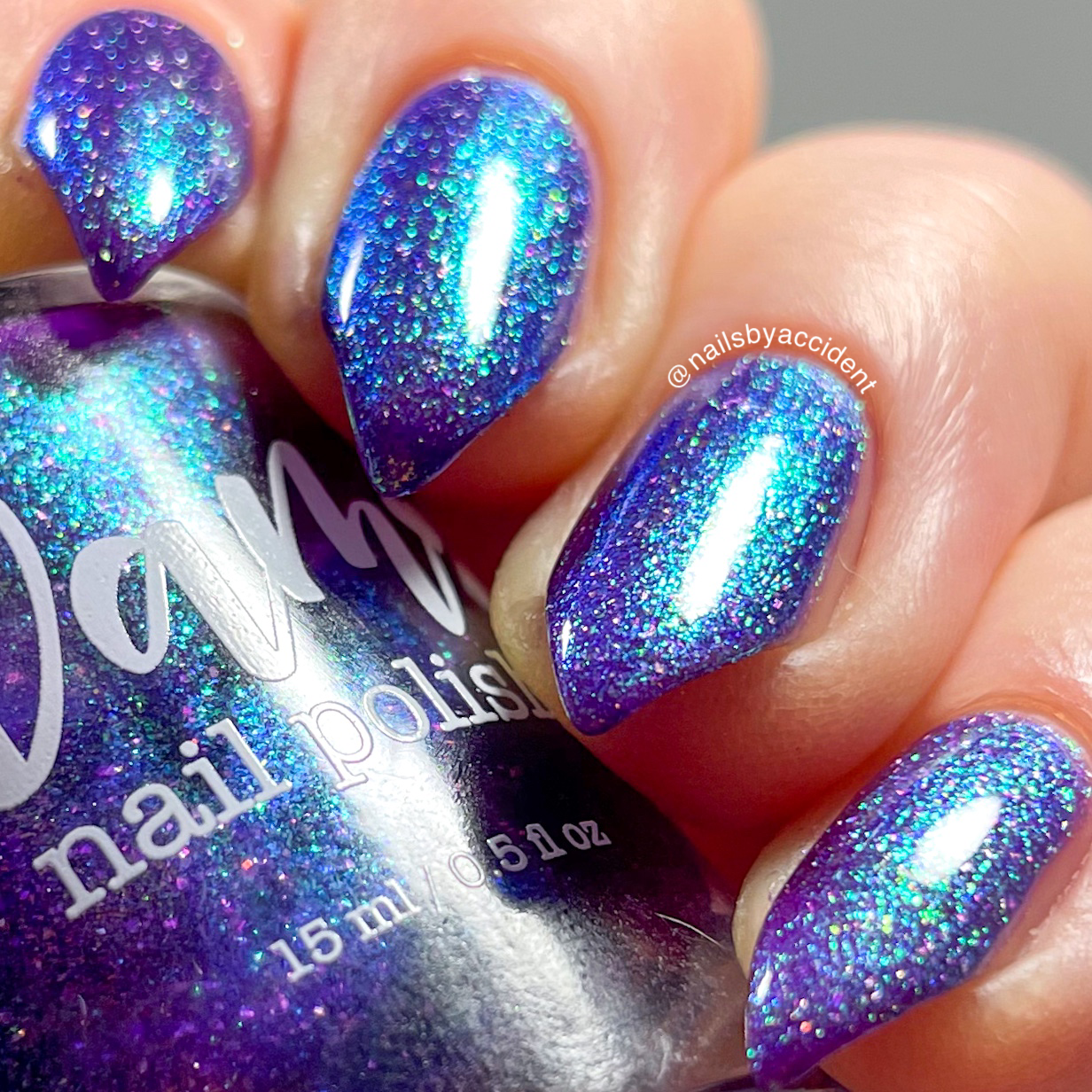 Your Grace - Purple Shimmer Nail Polish - Royalty Trio - Dam