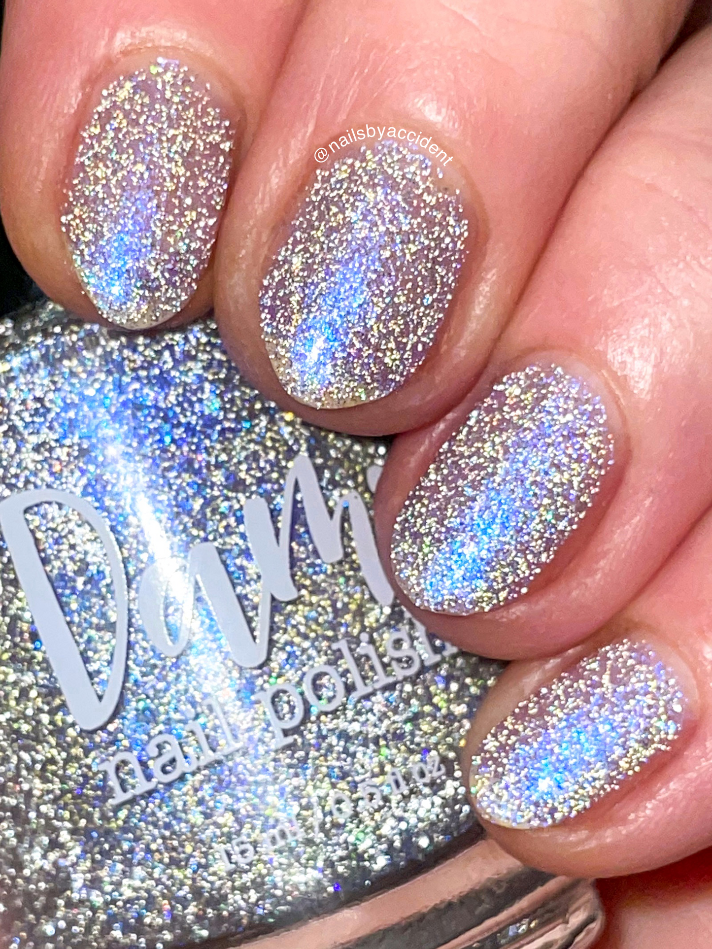 COMING SOON! 5/2 PRE ORDER: Love Lots - Blurple Purple Shimmer - Silver Reflective Nail Polish - Glitter Nail Polish - Life is Short Collection - Ships in ~5 weeks - Dam Nail Polish