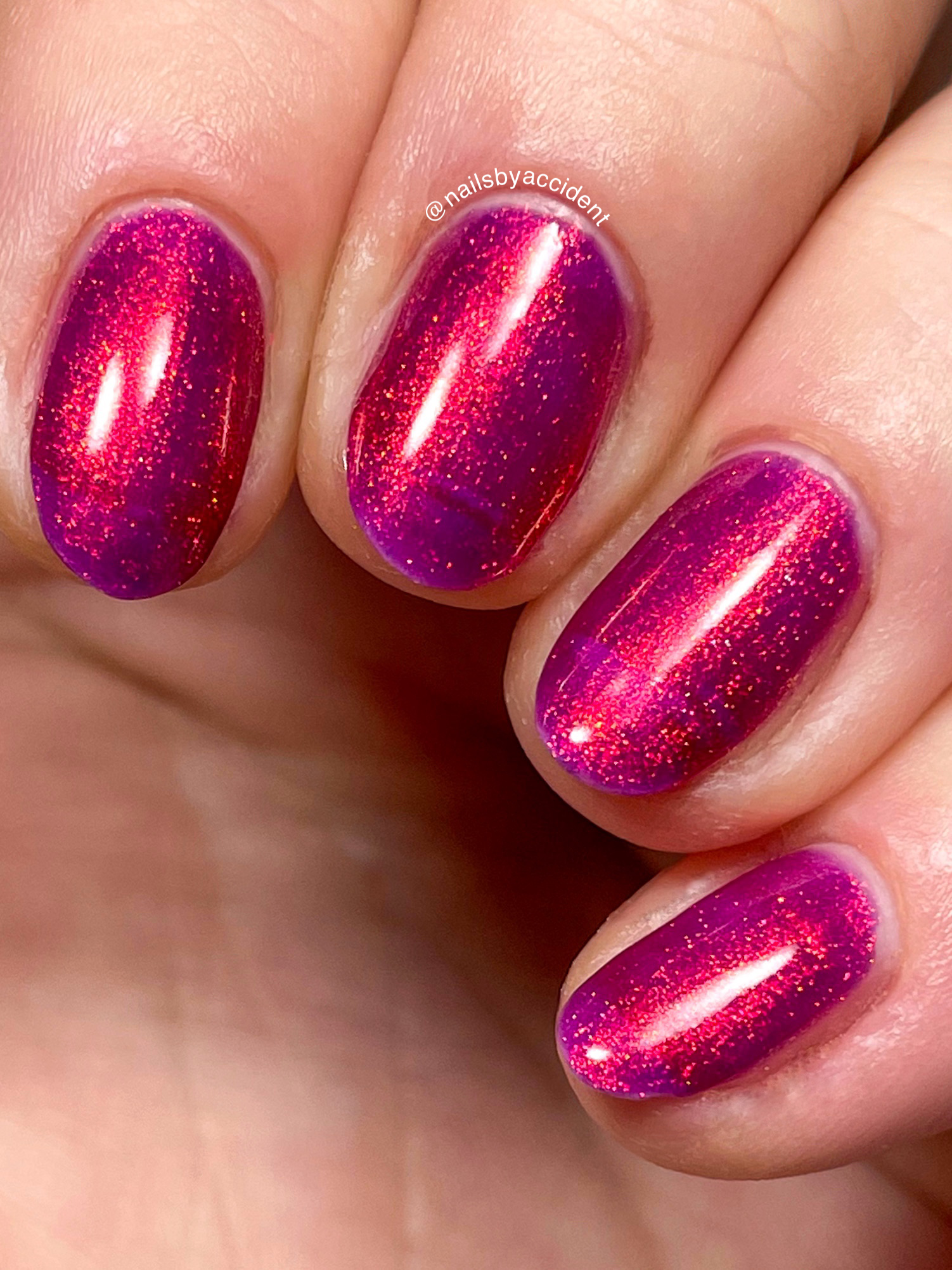Jingle Berries - Red Shimmer Nail Polish - Polish of the Month - Nov 2022 - Dam Nail Polish