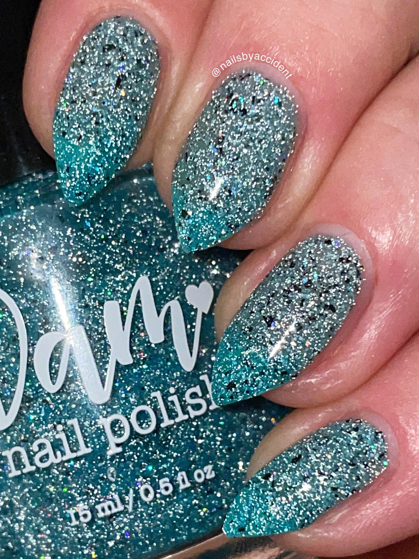 Sarah - Survivor Series - Teal Thermal Reflective Glitter Nail Polish - Dam