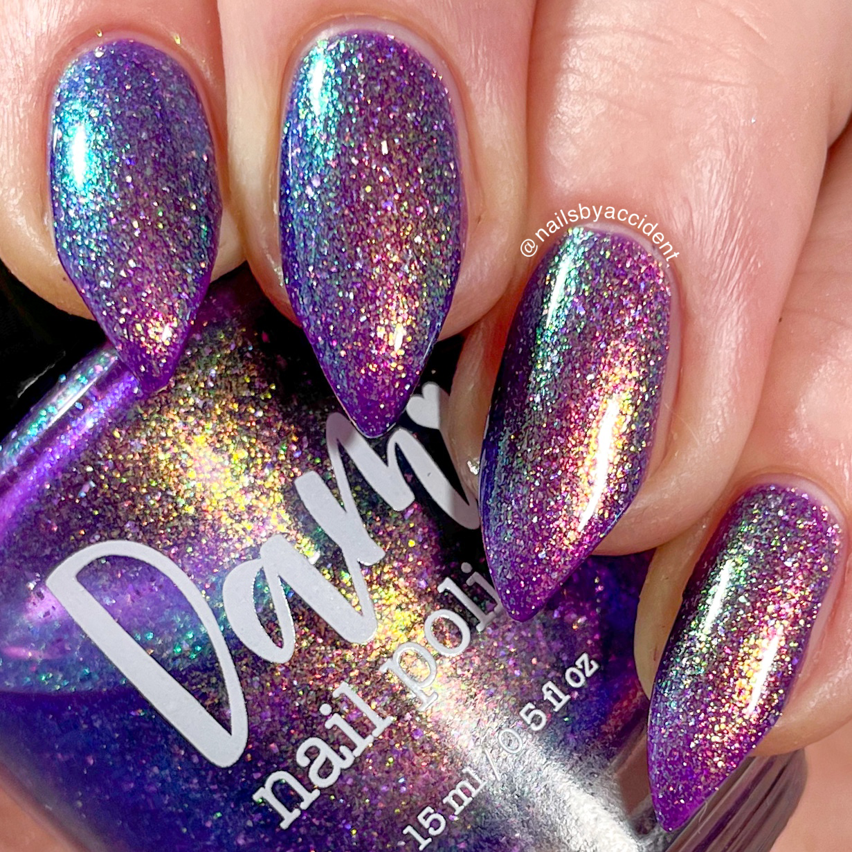 Your Grace - Purple Shimmer Nail Polish - Royalty Trio - Dam
