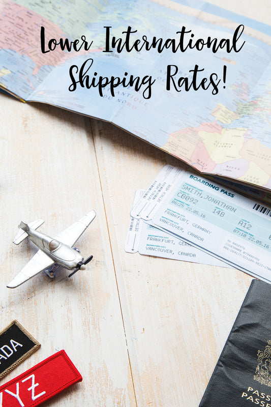 Lower Int'l Shipping Rates & Shipping to New Countries!