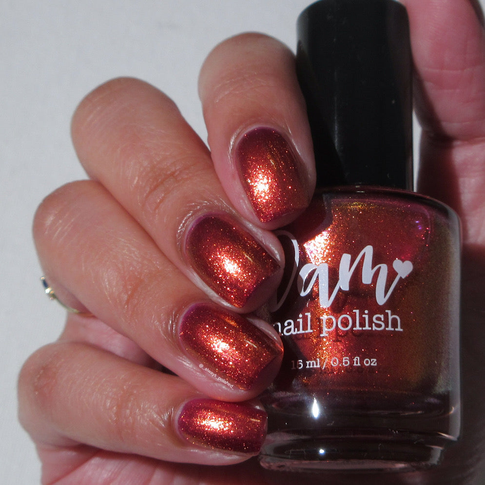 Year of the Horse - Purple Shimmer Nail Polish - Lunar New Year 2026 - Dam Nail Polish