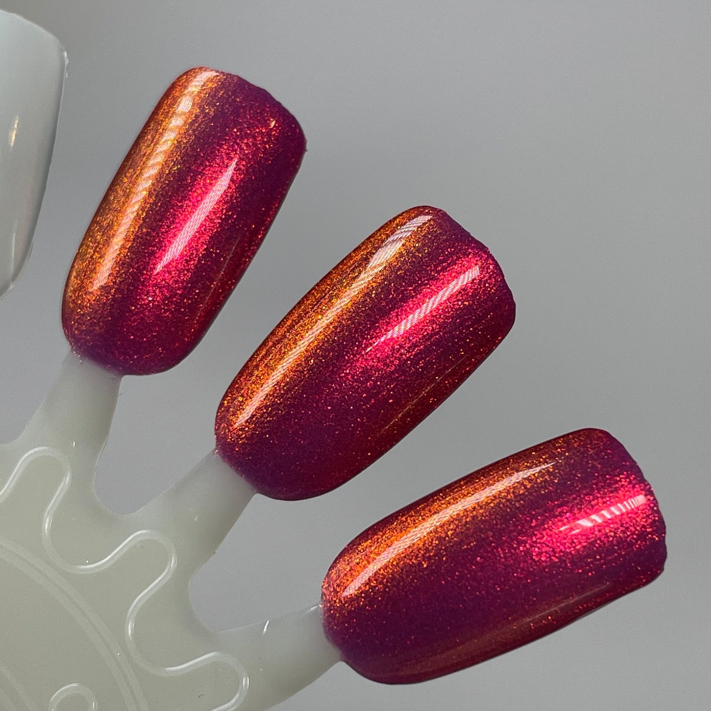 Bit of Mess But Doing My Best - Red Nail Polish - Shimmer Nail Polish - July 2026 POTM