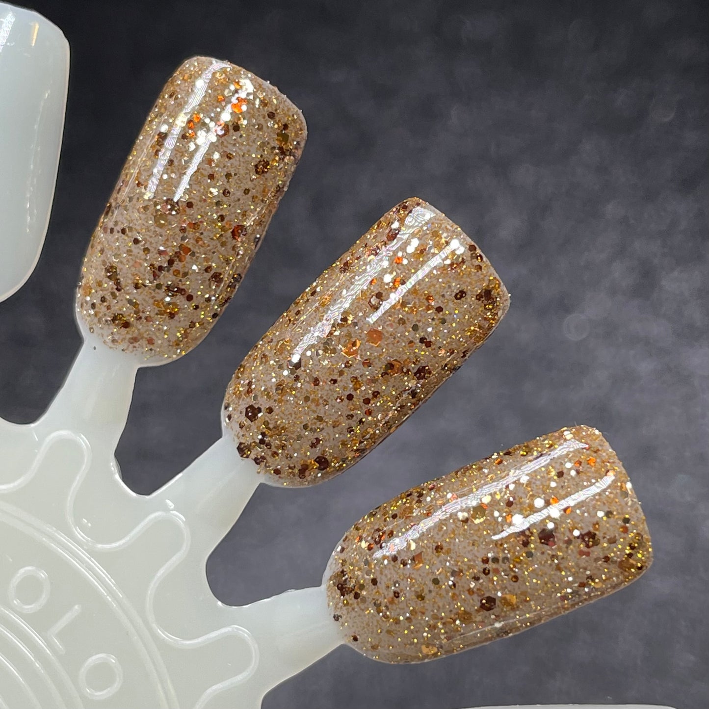 Stubborn AF - Gold Nail Polish - Reflective Nail Polish - Midwest Shiba Inu Rescue Charity Polish