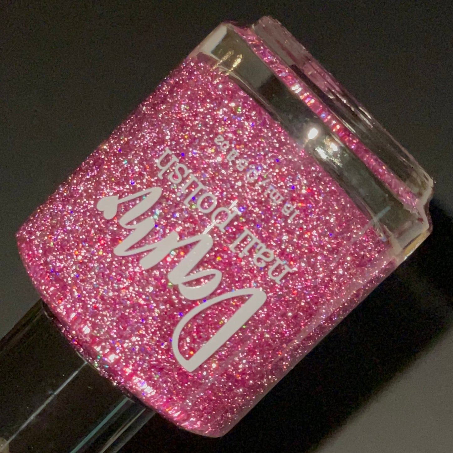 Love at First Bite - Purple Nail Polish - Reflective Glitter Nail Polish - Bitten Collection - Dam Nail Polish