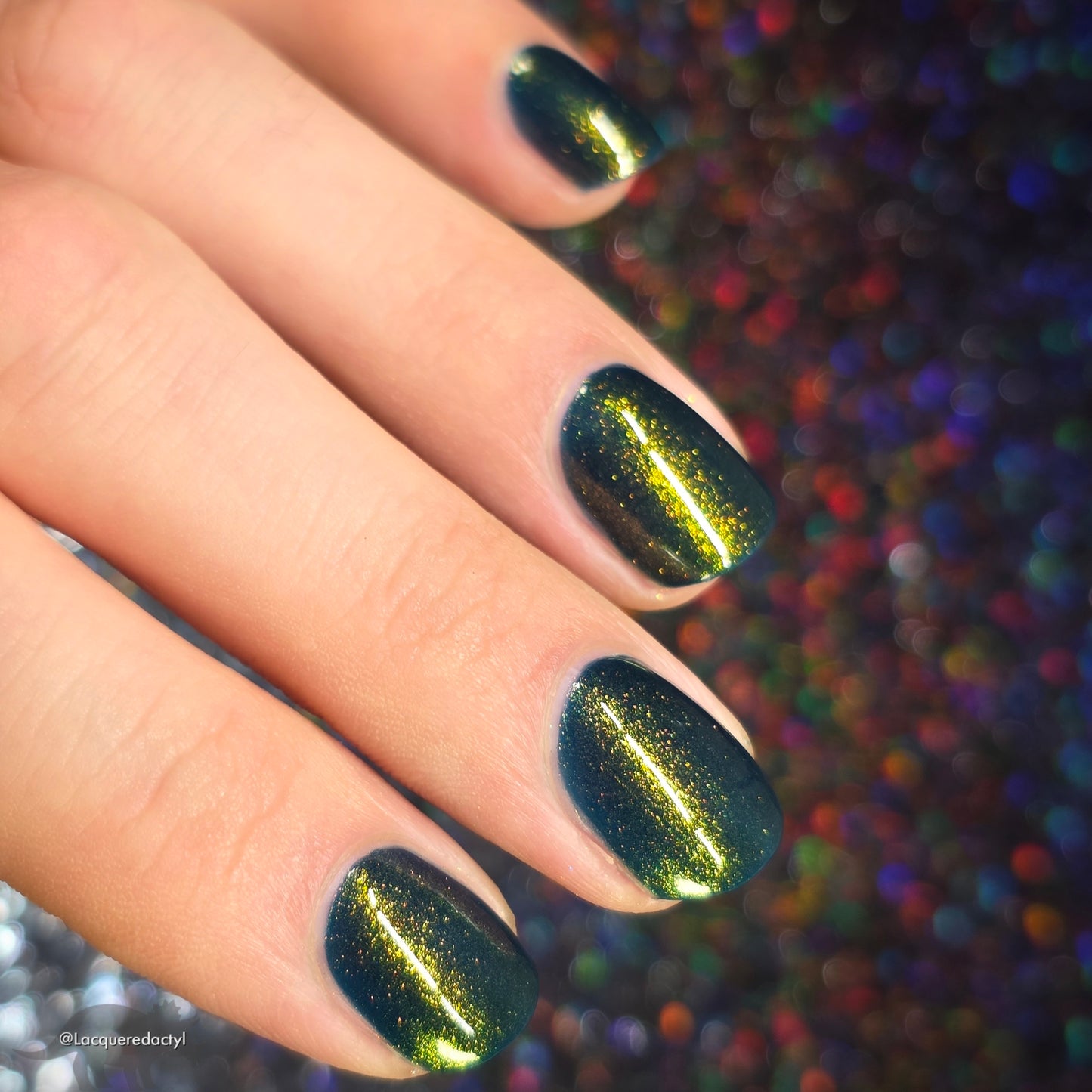 Moody Modern - Blue Nail Polish - Shimmer Nail Polish - Haute Homes Series - Dam Nail Polish