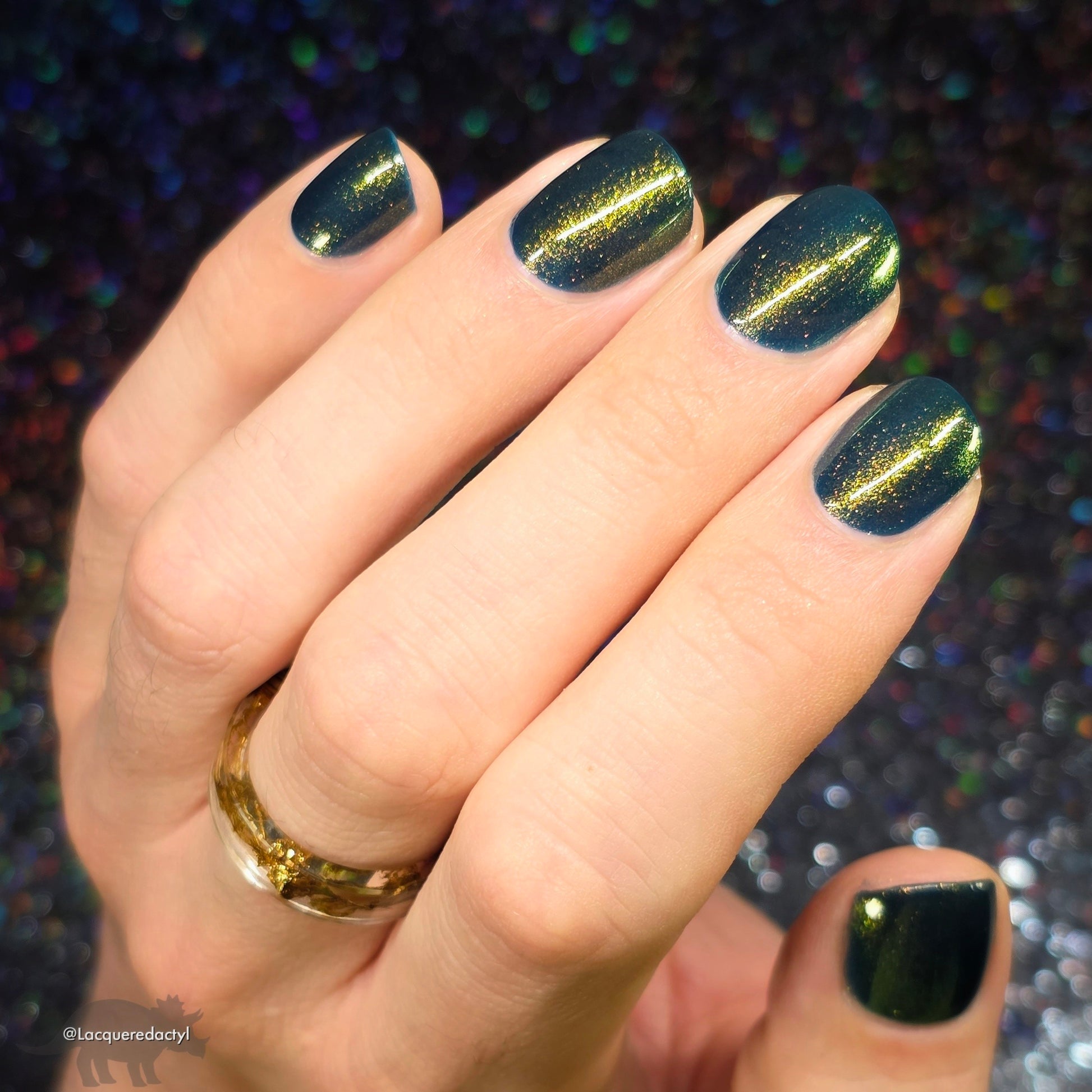 Moody Modern - Blue Nail Polish - Shimmer Nail Polish - Haute Homes Series - Dam Nail Polish