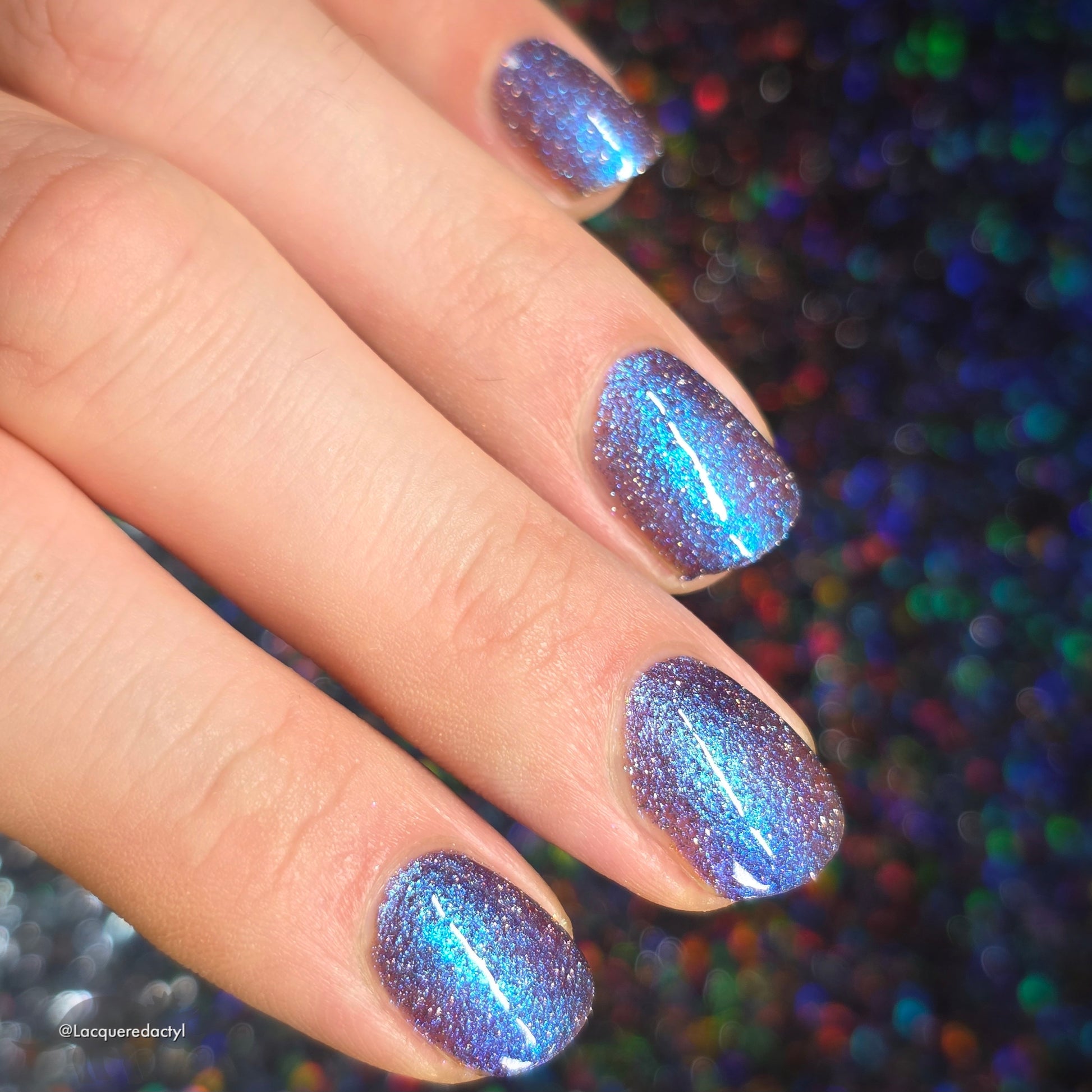 Robots Don’t Poop - Purple Nail Polish - Reflective Nail Polish - Shimmer Nail Polish - I'm Not a Robot Series - Dam Nail Polish