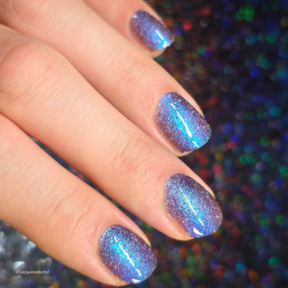 Robots Don’t Poop - Purple Nail Polish - Reflective Nail Polish - Shimmer Nail Polish - I'm Not a Robot Series - Dam Nail Polish