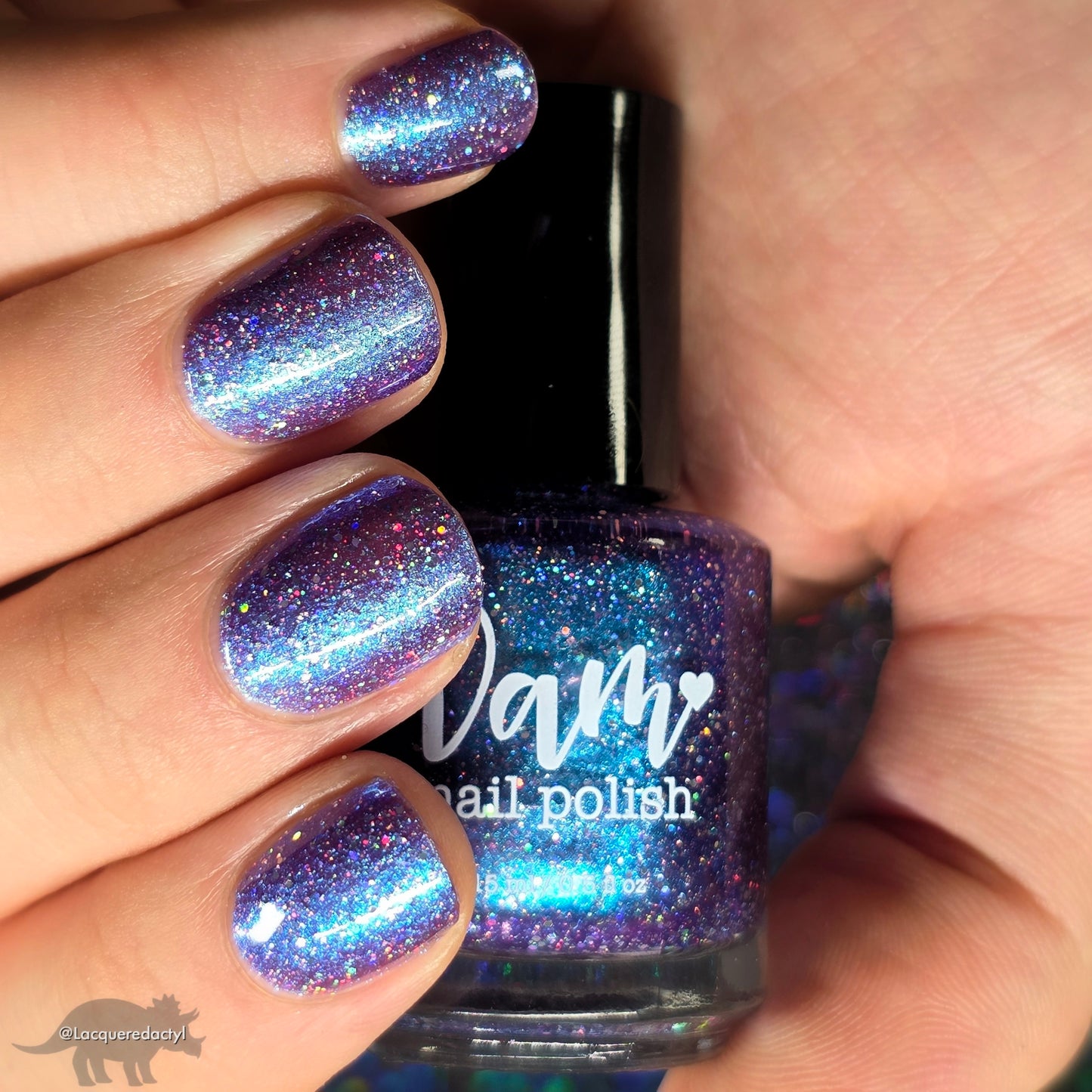 Little Miss Snickers - Purple Nail Polish - Lost Dog & Cat Rescue Foundation Charity Polish