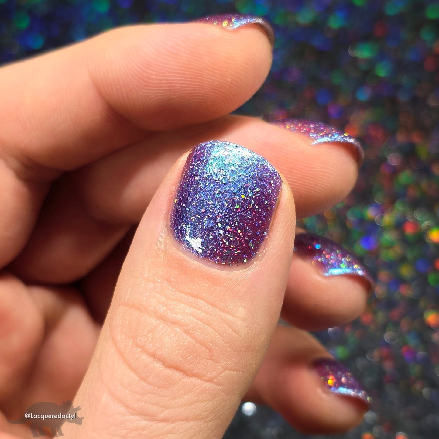 Little Miss Snickers - Purple Nail Polish - Lost Dog & Cat Rescue Foundation Charity Polish