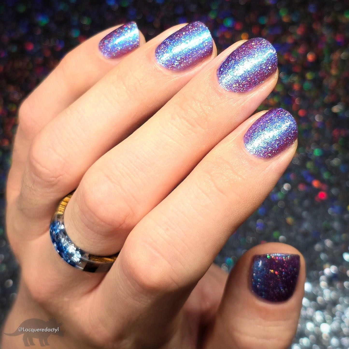 Little Miss Snickers - Purple Nail Polish - Lost Dog & Cat Rescue Foundation Charity Polish
