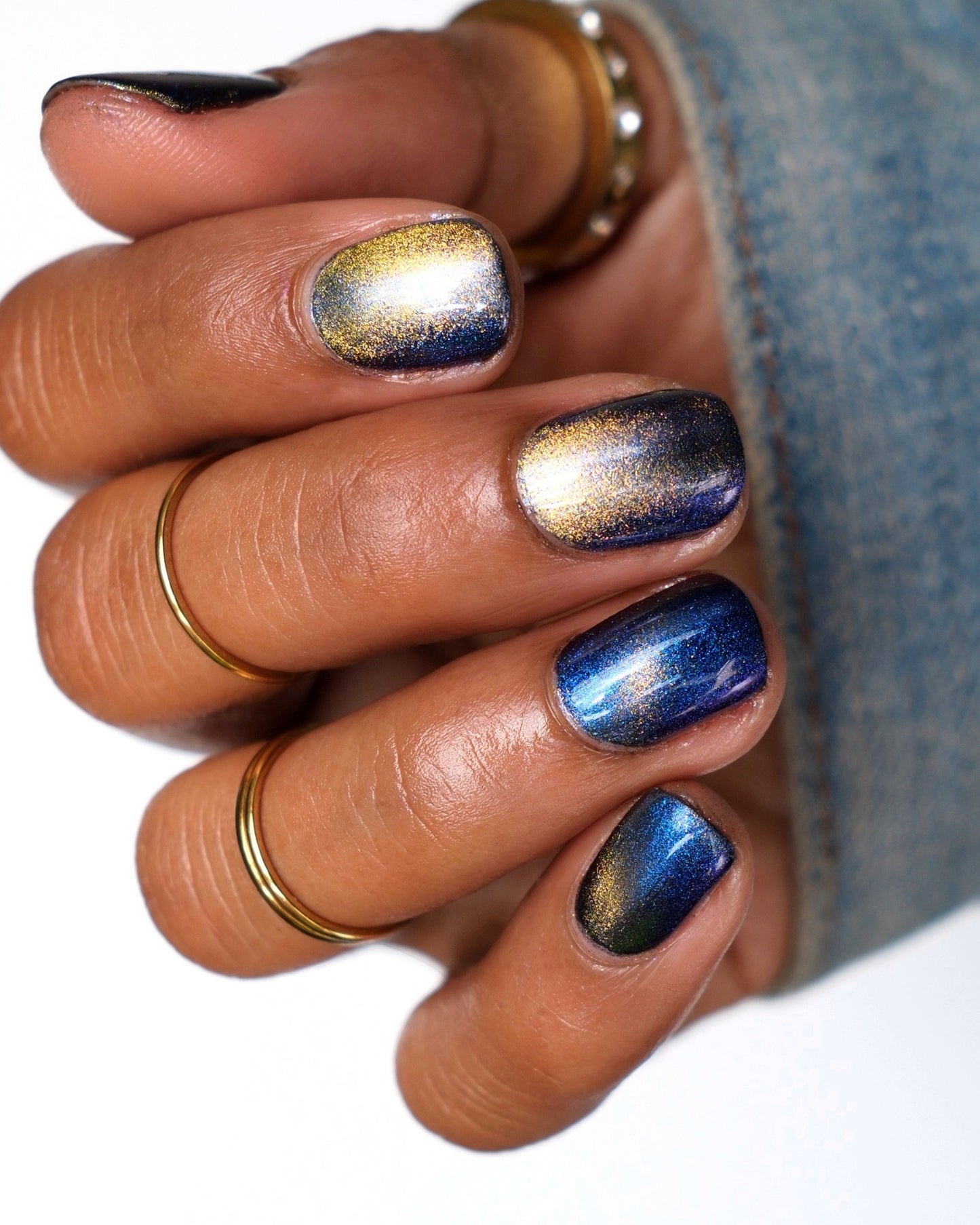 Horse - Blue Purple Magnetic Nail Polish - Multichrome Nail Polish - Chinese Zodiac Collection