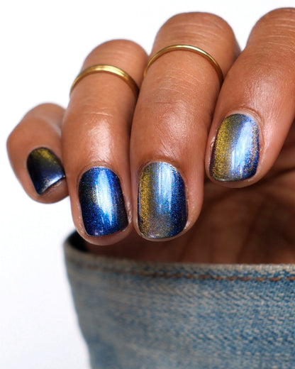 Horse - Blue Purple Magnetic Nail Polish - Multichrome Nail Polish - Chinese Zodiac Collection