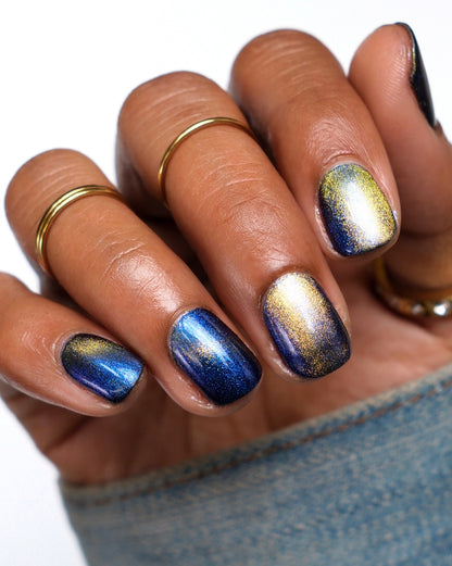 Horse - Blue Purple Magnetic Nail Polish - Multichrome Nail Polish - Chinese Zodiac Collection