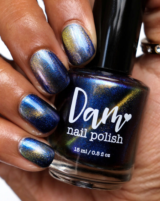 Horse - Blue Purple Magnetic Nail Polish - Multichrome Nail Polish - Chinese Zodiac Collection - Dam Nail Polish
