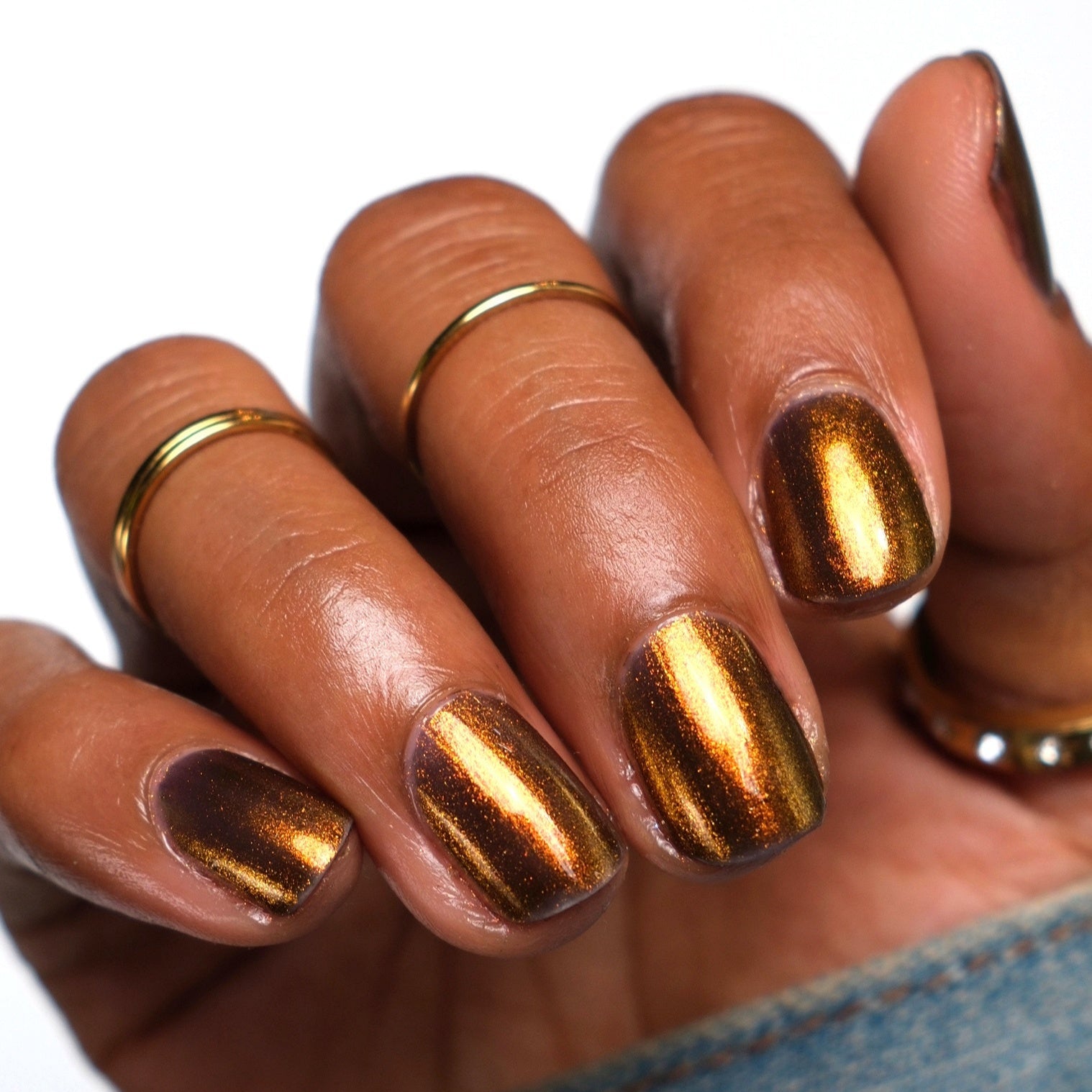 Ox - Brown Shimmer Nail Polish - Chinese Zodiac Collection - Dam Nail Polish