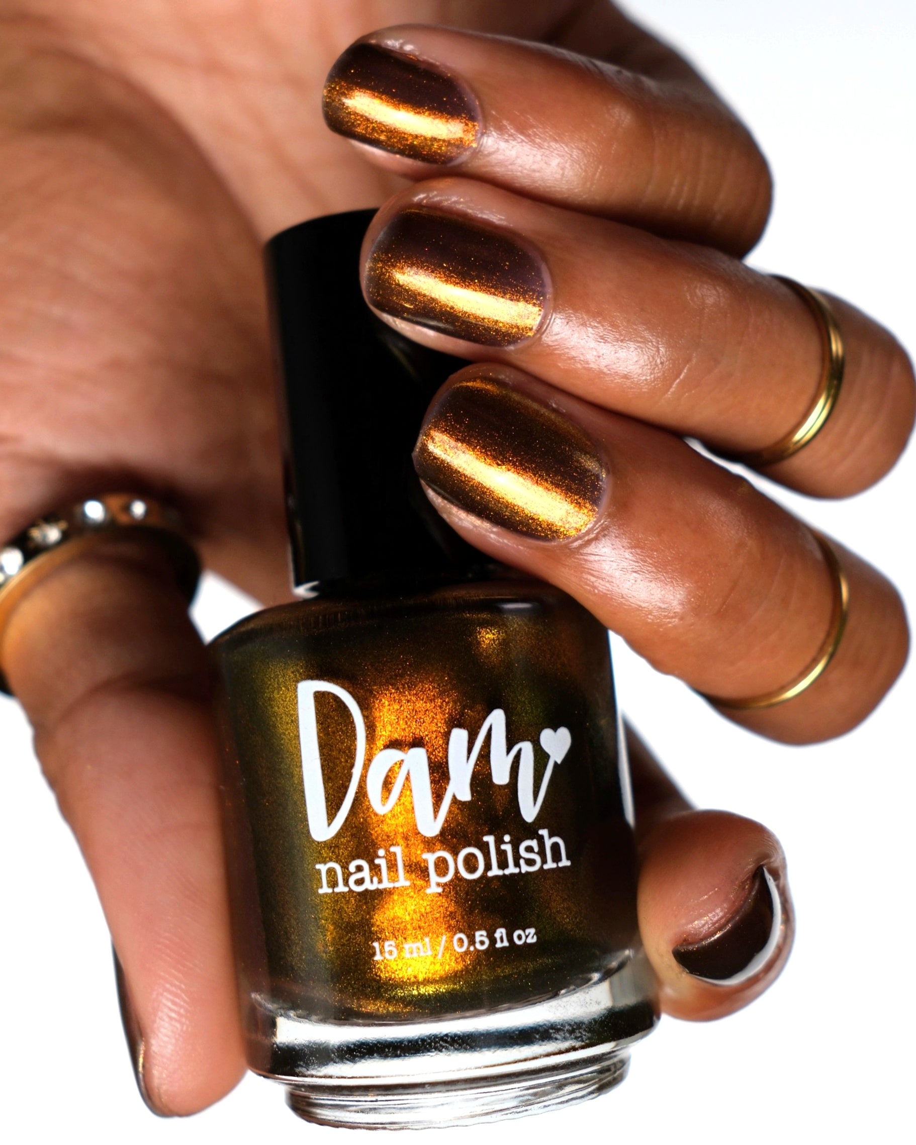 Ox - Brown Shimmer Nail Polish - Chinese Zodiac Collection - Dam Nail Polish