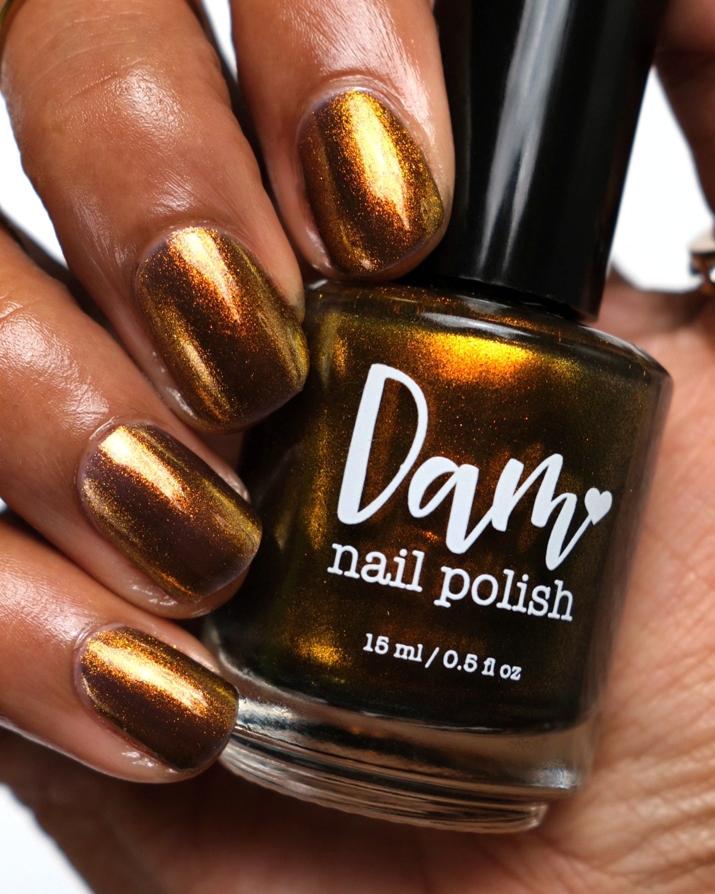 Ox - Brown Shimmer Nail Polish - Chinese Zodiac Collection - Dam Nail Polish