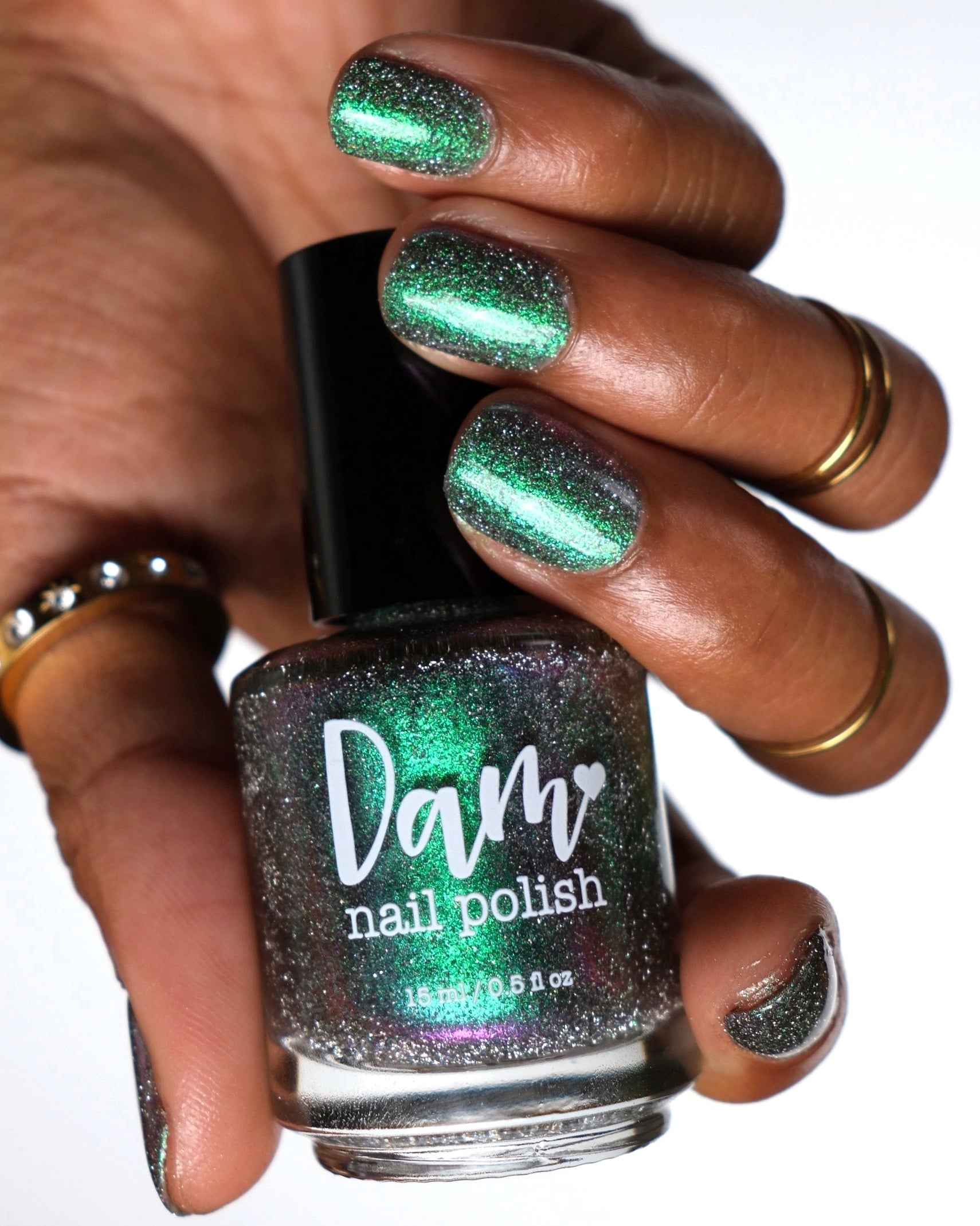 Rat - Green Purple Reflective Nail Polish - Chinese Zodiac Collection - Dam Nail Polish