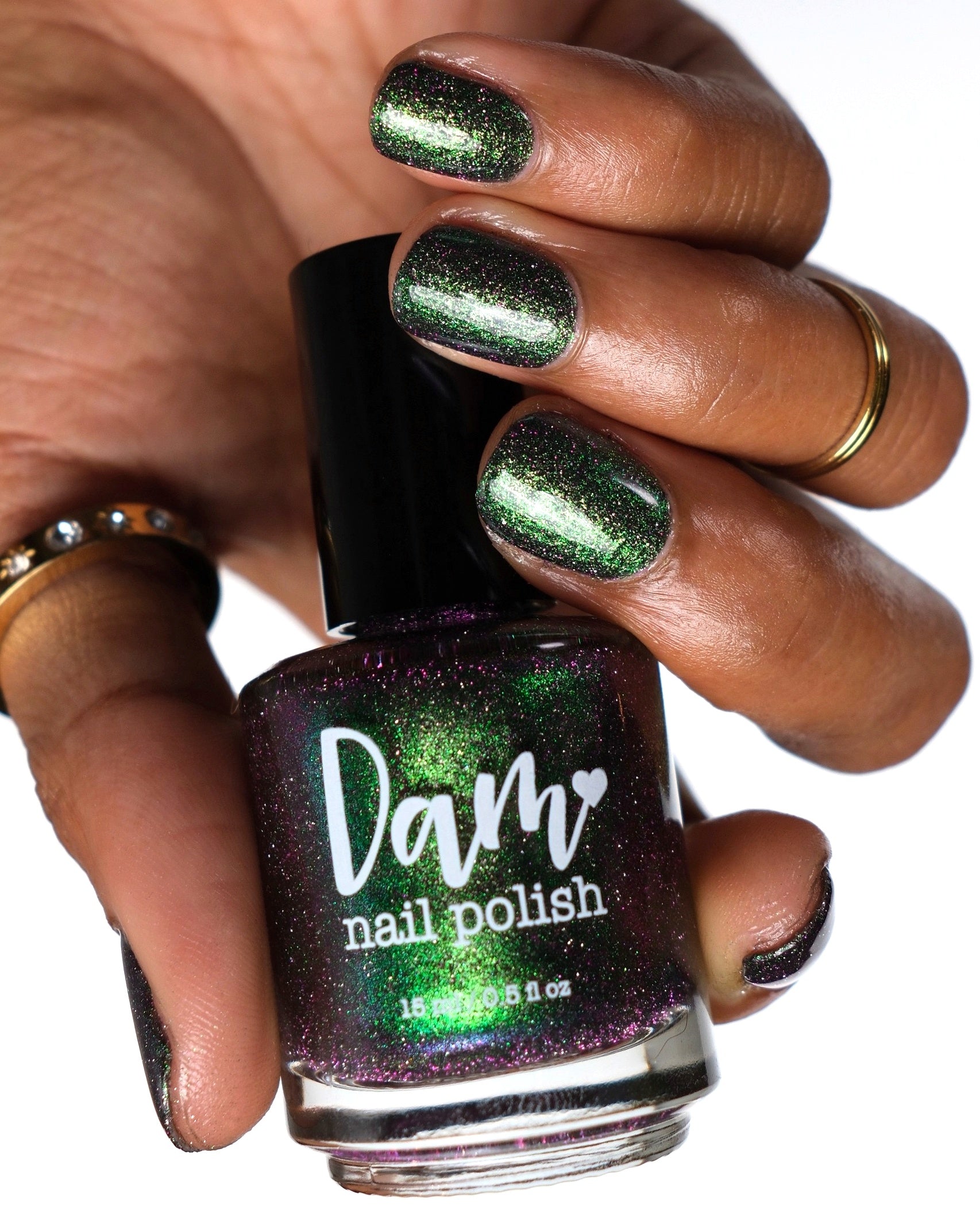 Snake - Green Reflective Nail Polish - Multichrome Nail Polish - Chinese Zodiac Collection - Dam Nail Polish