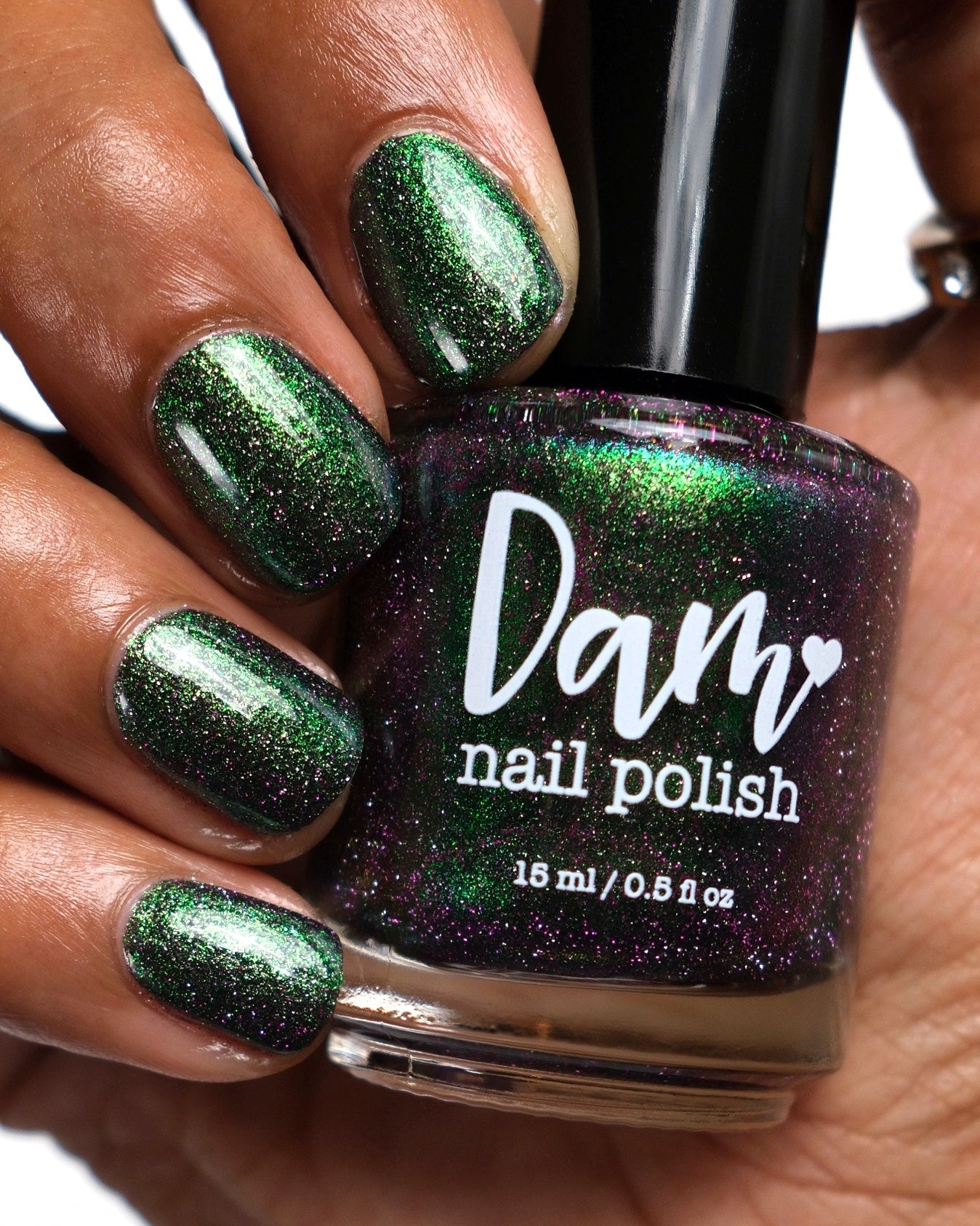 Snake - Green Reflective Nail Polish - Multichrome Nail Polish - Chinese Zodiac Collection - Dam Nail Polish