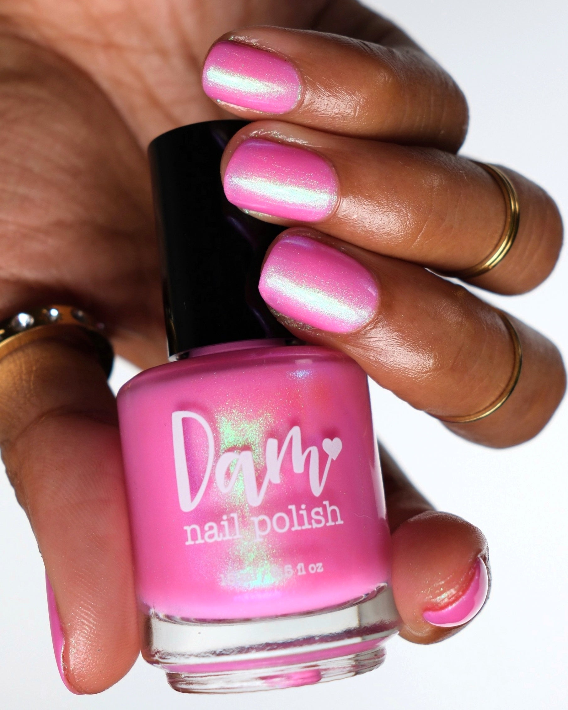 Pig - Pink Shimmer Nail Polish - Chinese Zodiac Collection - Dam Nail Polish