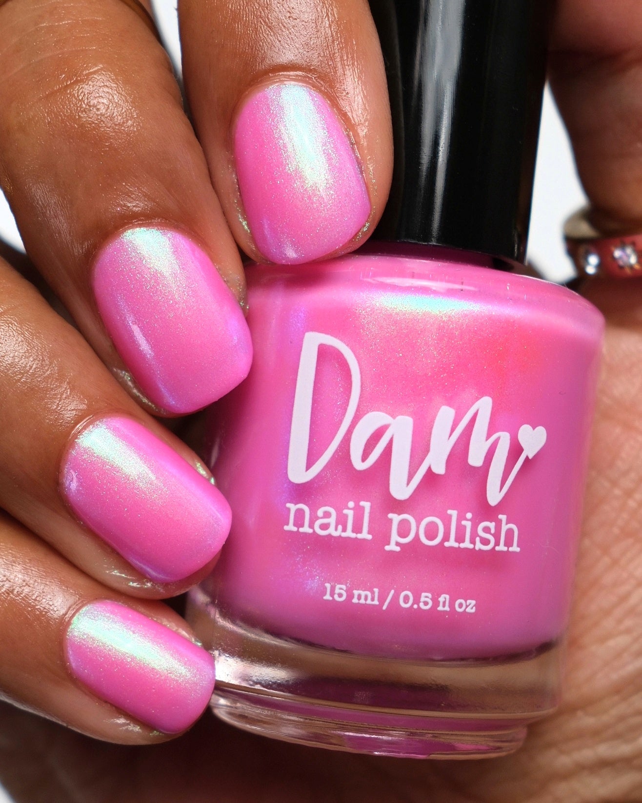 Pig - Pink Shimmer Nail Polish - Chinese Zodiac Collection - Dam Nail Polish