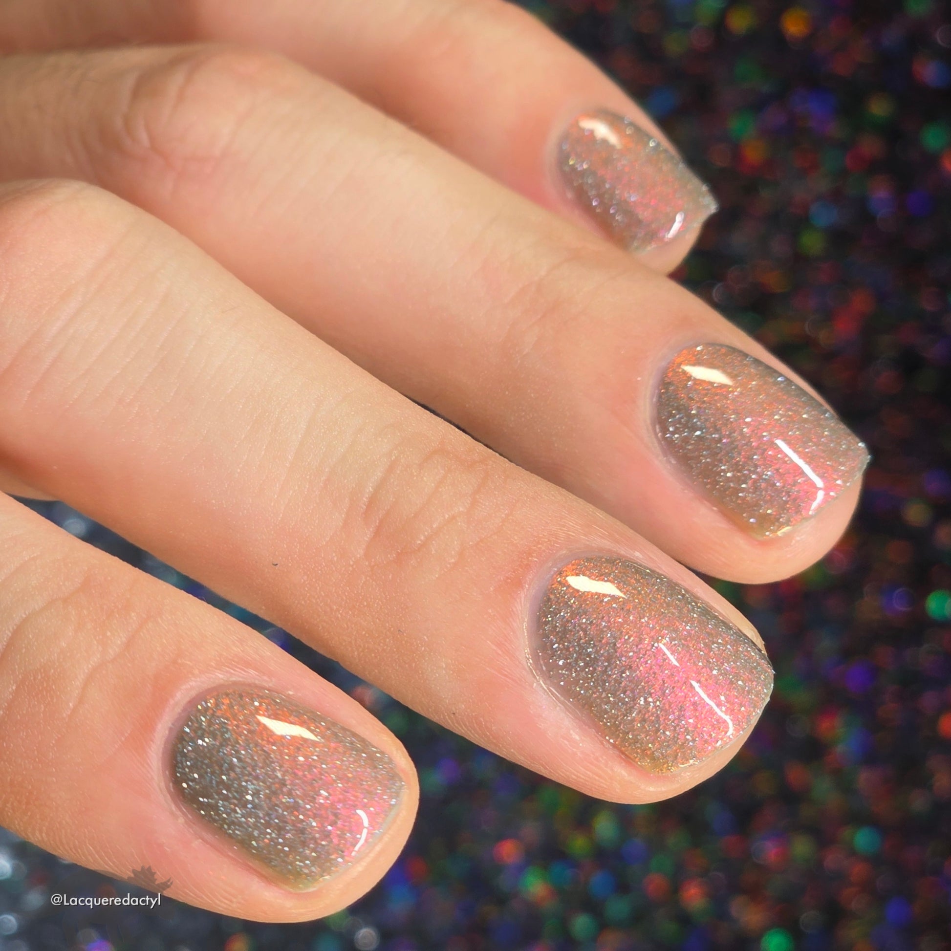 Shall We Have A Seance? - Gray Nail Polish - Reflective Nail Polish - Ghostly Collection - Halloween 2025 - Dam Nail Polish