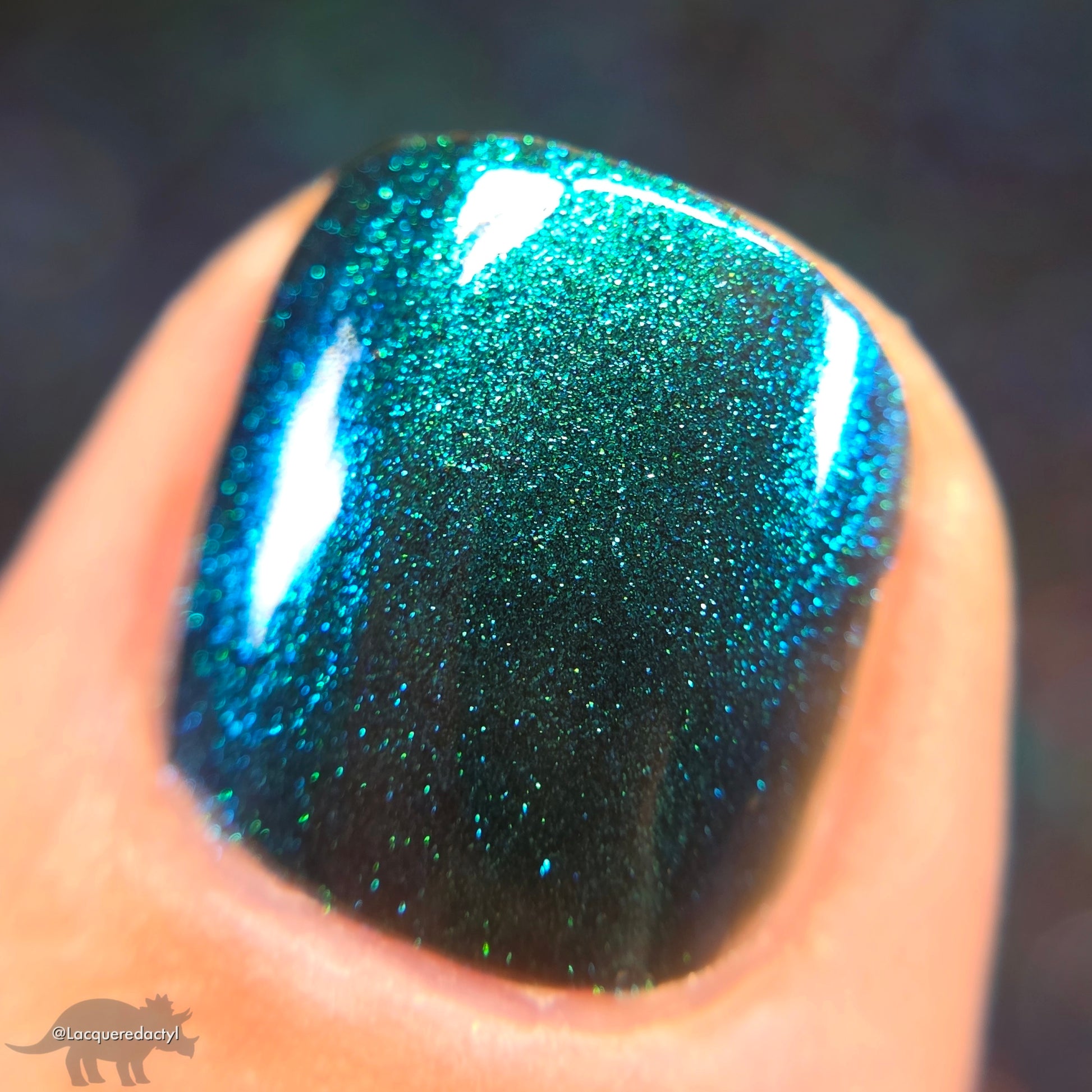 I Call Boo-sh*t - Black Nail Polish - Shimmer Nail Polish - Ghostly Collection - Halloween 2025 - Dam Nail Polish