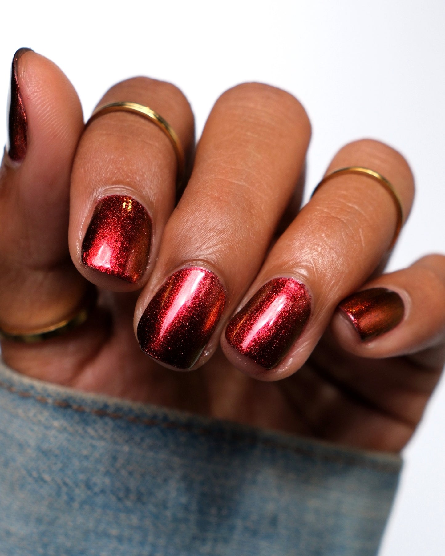 Don't Disturb the Damned - Red Nail Polish - Multichrome Nail Polish - Ghostly Collection - Halloween 2025