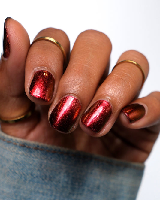 Don't Disturb the Damned - Red Nail Polish - Multichrome Nail Polish - Ghostly Collection - Halloween 2025