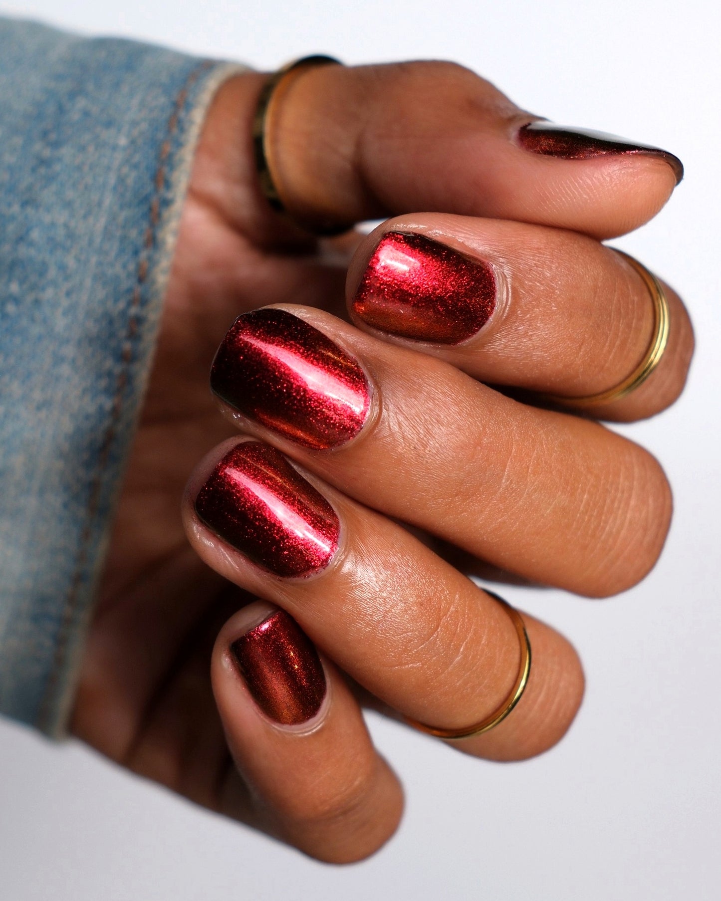 Don't Disturb the Damned - Red Nail Polish - Multichrome Nail Polish - Ghostly Collection - Halloween 2025