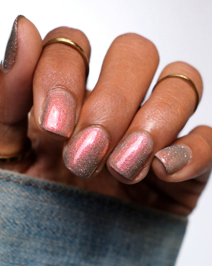 Shall We Have A Seance? - Gray Nail Polish - Reflective Nail Polish - Ghostly Collection - Halloween 2025