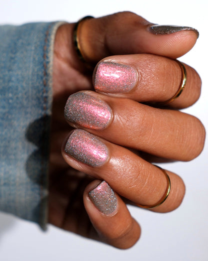 Shall We Have A Seance? - Gray Nail Polish - Reflective Nail Polish - Ghostly Collection - Halloween 2025