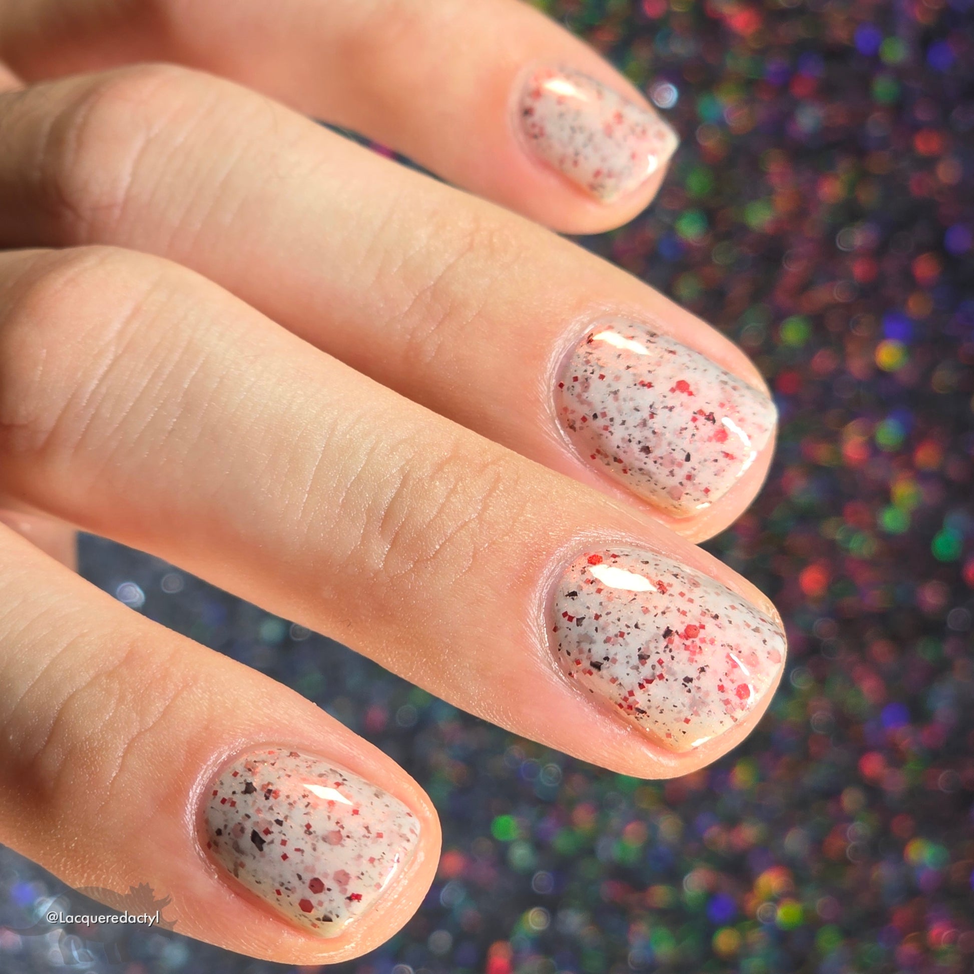 Haunted Hurricane - White Nail Polish - Crelly Nail Polish - Ghostly Collection - Halloween 2025 - Dam Nail Polish