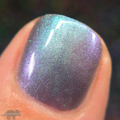 Somebody Sage Me - Gray Nail Polish - Shimmer Nail Polish - Ghostly Collection - Halloween 2025 - Dam Nail Polish
